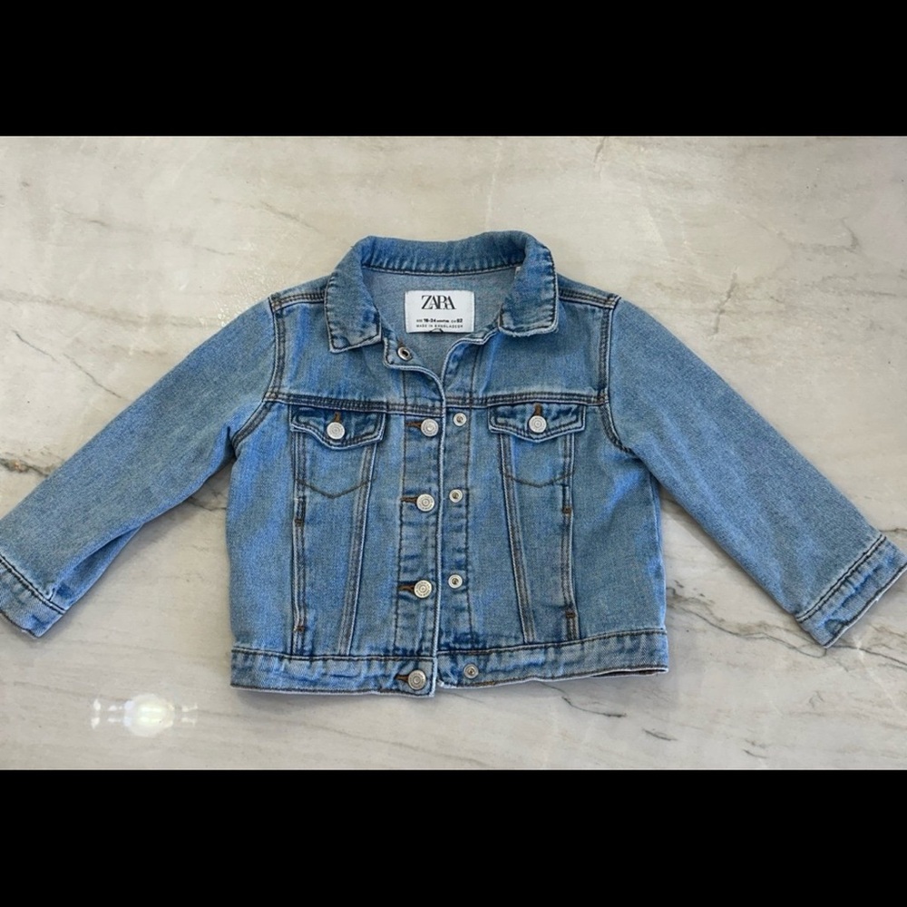 Zara toddler denim Jacket 18-24 months